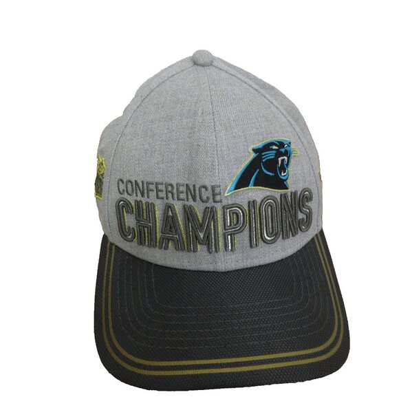 Carolina Panthers New Era 9FORTY Super Bowl 50 NFC Conference Champions Hat Cap - Picture 5 of 10